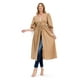 thumbnail image 1 of Blusa larga con abertura Roman Fashion /Juvenil, 6564 (Cafe) cafe G, 1 of 4