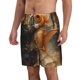 thumbnail image 2 of Balery Cat Fish Dance Vintage Traje de Baño Estilo Hawaiano para Hombre, Shorts de Secado Rápido con Bolsillos-X-Large, 2 of 6