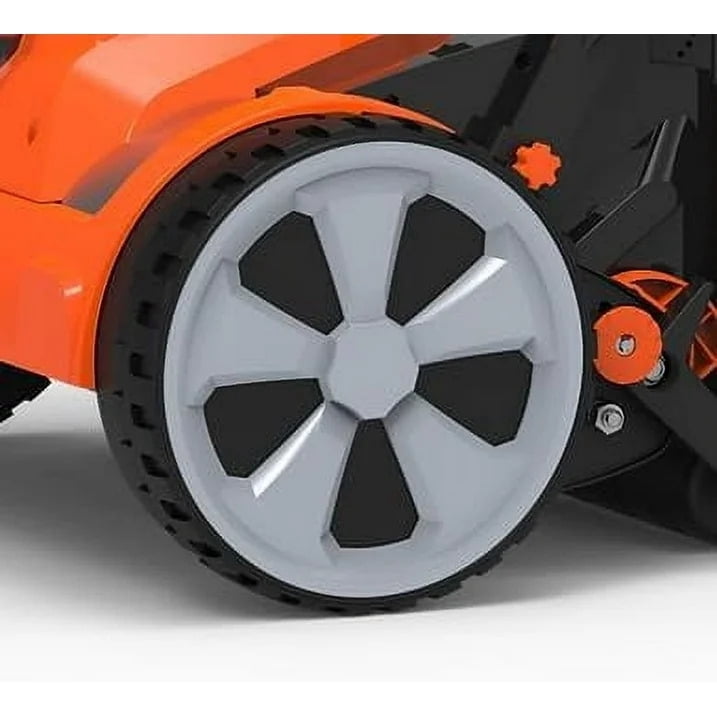 Yard Force Bermuda 15-inch Reel Mower, 20V Lithium-Ion, 2 Battery, Compact, 12 Gallon Bag, Clean Cut for Healthy Lawn