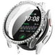 thumbnail image 3 of Cubierta protectora parachoques integral Caja reloj PC Protector electrochapa hueca + Película vidrio Tempe Anti-Arañazos con pantalla para Galaxy Watch 7 40 mm / 44 rojo, 3 of 9