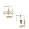 thumbnail image 1 of Portavelas Giratorio Sunnimix 2 Piezas Candelabro Giratorio Estilo D, 1 of 8