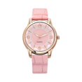 thumbnail image 2 of Resicozy Leather Women Watches Ladies Dress Quartz Date Classic Leather Strap Female Wrist Watch 2026 Pink, 2 of 4