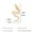 1pcs Left Earring#2, variant on Boho Punk Cat Snack Crystal Animal Ear Clip Stud Earring Women Men Retro Jewelry-2pcs Gold Swallow Earring#6