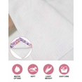 thumbnail image 6 of Spring Floral Kitchen Dish Towels for Drying Dishes Set of 2, Retro Watercolor Flowers Leaves Plants Purple Waffle Weave Microfiber Hand Tea Bathroom Towels Quick Dry & Absorbent Towel 15.7x23.6, 6 of 7