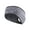 Gray, variant on Womens Ear Warmer Ponytail Headband - Moisture Wicking Hair Headband for Winter Running Workout Athletic Headband