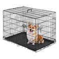 thumbnail image 3 of Pal Metal Black 42" Dog Crate Carrier with Collapsible Function, 3 of 8