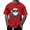 thumbnail image 1 of Tops para hombre, blusas y camisas de manga corta con cuello redondo para hombre, camiseta informal con cuello redondo y estampado para hombre, blusa de manga corta, blusa de poliéster para hombre, 1 of 4
