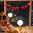 thumbnail image 6 of BLESIYA Red Felt Banner Valentines Day Decoration 3 Meters Rope for Engagement Party Style A, 6 of 8