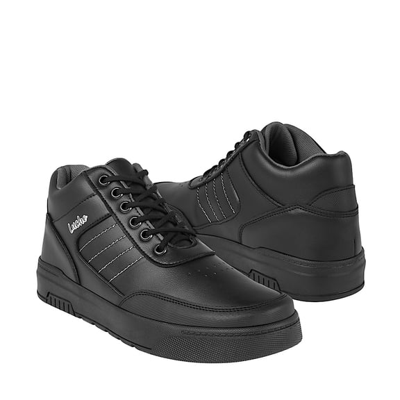 BOTINES ESCOLARES LUCHO JOVEN 121 SIMIPIEL NEGRO 20-25