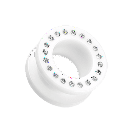 

Gems Encircle Screw-Fit Ear Gauge Tunnel Plug