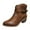 Brown, variant on Womens Winter Boots Women's Work Hiking Combat Boots Mid Calf Low Heeled Short Booties (Brown,7)