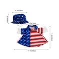 thumbnail image 2 of Ouuluon 4th of July Porch Goose Outfit Patriotic Goose Costume, 23 inch Cute Porch Garden Geese Clothes with Hat for Independence Day Porch Patio Lawn, 2 of 6