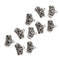 thumbnail image 4 of 10 piezas de espaciadoras de de plata antigua tibetana, de tubo sin para la fabricación de joyas de bricolaje 14x19x7mm Baoblaze Cuentas de tubo de plata tibetana, 4 of 6