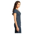 thumbnail image 3 of District Women's Short Sleeve Juniors Very Important V-Neck T-Shirt Heathered Navy 2X-Large, 3 of 4