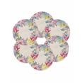 thumbnail image 7 of 13 Inch Round Placemats Set of 6, Easter Flowers Non Slip Heat Insulation PP Table Mats, Eggs Spring Floral Rustic Vintage Washable Place Mats for Kitchen Dining Party Table Decor, 7 of 7