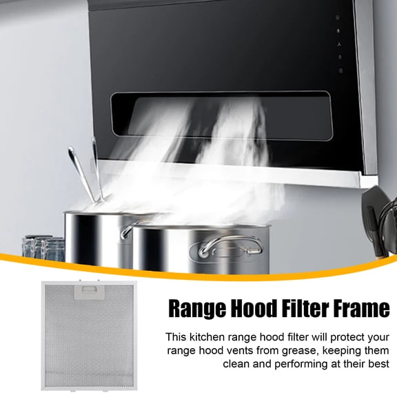 Sunjoy Tech Range Hood Filter Replacement 12.6x10.24 Inch Aluminum Mesh Grease Filter for Kitchen Exhaust Fan Stove Hood Vent Filter