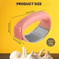 thumbnail image 4 of Xihbxyly Prensador de Ajo de Acero Inoxidable, Mango Ergonómico, Triturador de Ajo Basculante Que Ahorra Tiempo, Fácil de Limpiar, Ideal para Cocinar, Regalo Ideal para Chefs Caseros., 4 of 4