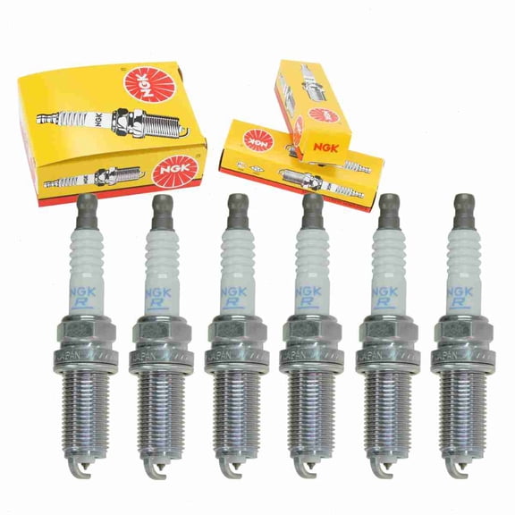 6 pc NGK 6499 Standard Spark Plugs for 33-898829 Ignition Wire Secondary