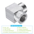 thumbnail image 4 of Unique Bargains 1/4BSPT Female Thread Stainless Steel Barstock Street Elbow Pipe Fitting, 4 of 5