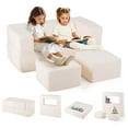 thumbnail image 1 of Costway Modular Kids Sofa Children's Couch/High Chair with Armrests Washable Cover, 1 of 9