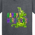 thumbnail image 4 of Inktastic Happy Mardi Gras Big and Little Alligators with Beads Youth T-Shirt, 4 of 5