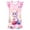 R69 Pink, variant on Ruiwil Toddler Girls Nightgown Dailywear Casual Cute Cat Print Flutter Sleeve Crew Neck Clothes Summer Breathable Girls Sleep Dress Size 3-4 Years Pink