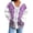 Dark Purple, variant on Breezora Women's Hooded Zip Up Denim Butterfly Print Sweatshirt Loose Fit Long Sleeve Casual Jacket with Pockets