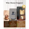 thumbnail image 4 of Lámpara calentadora de velas EnGPure con temporizador y atenuador de altura ajustable, 4 of 6