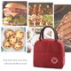 thumbnail image 2 of Bolsa de almuerzo impermeable con parche, refrigerador con aislamiento térmico, caja Bento (rojo) Ehuebsd Libre de BPA, 2 of 4