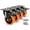 4" Caster, variant on Caster Wheels, 4 Inch Caster Set of 4, Dual Locking PU Casters 2400LB, Swivel Casters for Furniture, Workbench & Tool Cart – Quiet, Floor Safe, Smooth Rolling