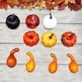 thumbnail image 3 of Modelo de calabazas falsas de 10 piezas, modelo de mini calabazas de simulación, lindos accesorios de fotografía, calabazas de espuma falsas para, 3 of 7