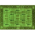 thumbnail image 1 of Ahgly Company Indoor Rectangle Oriental Green Industrial Area Rugs, 4' x 6', 1 of 4