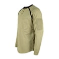 thumbnail image 4 of FR Shirts for Men 5.5oz Lightweight 100% Cotton Flame Resistant Henley NFPA 2112 CAT2 Work Shirt Dual Pockets Khaki 3XL, 4 of 7