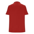 thumbnail image 6 of Women's Polo Shirts Short Sleeve V Neck Business Casual Tops Collared Cotton Golf Shirts Work Summer Tees, 3XL, 6 of 7