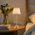 thumbnail image 1 of Lámpara de Mesa Recargable USB, Luz Nocturna, Lámpara de Escritorio Inalámbrica, Luz de Escritorio para Adultos, Hotel, Fiesta, Aniversario, Día Oro, 1 of 8