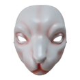 thumbnail image 1 of Máscara de resina con forma de conejo muscular para Halloween, juego de cosplay blanco para adultos, 1 of 4