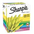 thumbnail image 1 of Sharpie Yellow Highlighter, 36-pack, 1 of 3
