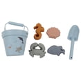 thumbnail image 1 of Silicone Beach Toys, Easy Carry Silicone Beach Bucket Parent Child Interaction Nontoxic Soft Comfortable With Animal Models For Beach For Outdoors For Kids Ocean, 1 of 8