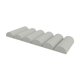 thumbnail image 2 of Soporte de soporte lumbar Cojín de almohada semi cilíndrica múltiple Propósito Montaje ajustable Memoria espuma de cojín de asiento de asiento de Gris, 2 of 8
