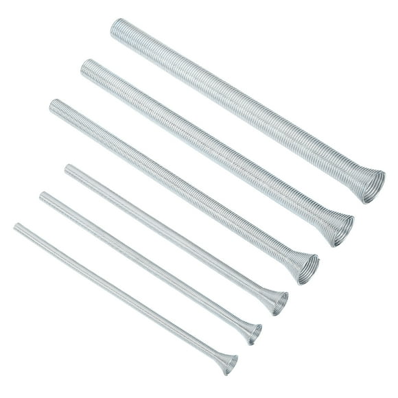 Unique Bargains 6Pack Spring Tube Bender Set for Copper Tubing O.D. 1/4'',3/8'',1/2'',5/8'',3/4''