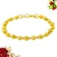 thumbnail image 5 of pulsera de cuentas redondas para mujer, de cobre sólido y liso, joyería de moda para mujer., 5 of 5