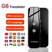 Language translator device portable two-way instant translator online voice text and photo translation supports over languages high-precision translation device