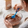 thumbnail image 6 of Partheme Small Silicone Spoons, Nonstick Kitchen Spoon Heat Resistant Stirring Serving Spoon for Kitchen Cooking Baking Mixing Tools, Blue, 6 of 6