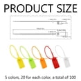 thumbnail image 5 of Enhanced Security Tags, Numbered Identification Seals with Polypropylene Material, Ensuring High Temperature Resistance and Corrosion Resistance for Safe Transportation (Colorful, 100Pcs), 5 of 5