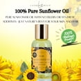 thumbnail image 2 of 100% Pure Sunflower Seed Oil – Cold Pressed, Lightweight Oil for Skin & Hair Health | 3 packs by LatherGreen, 2 of 6