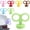Green, variant on Wind Up Key Toy Car Helmet - Cute 3D Decorative Auto Accessories, Wind Up Key for Back of Car,Universal Exterior Decor C-ar Accessories