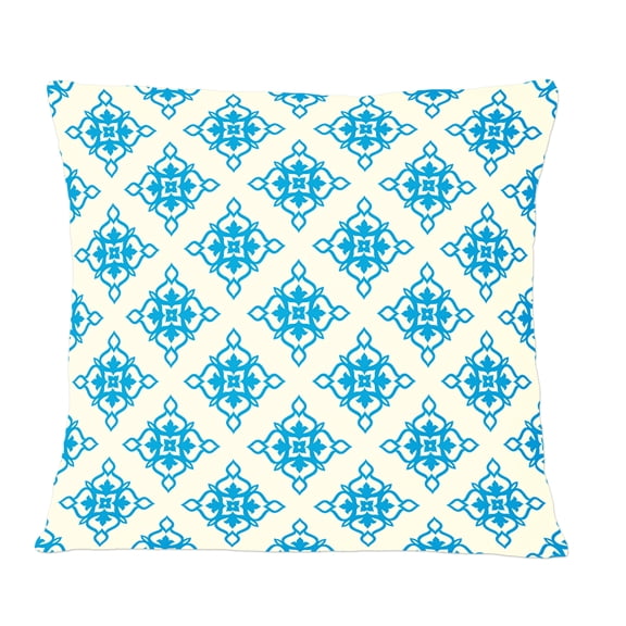 Designart Retro Ornamental Pattern I' Mid-Century Modern Throw Pillow - 12x20