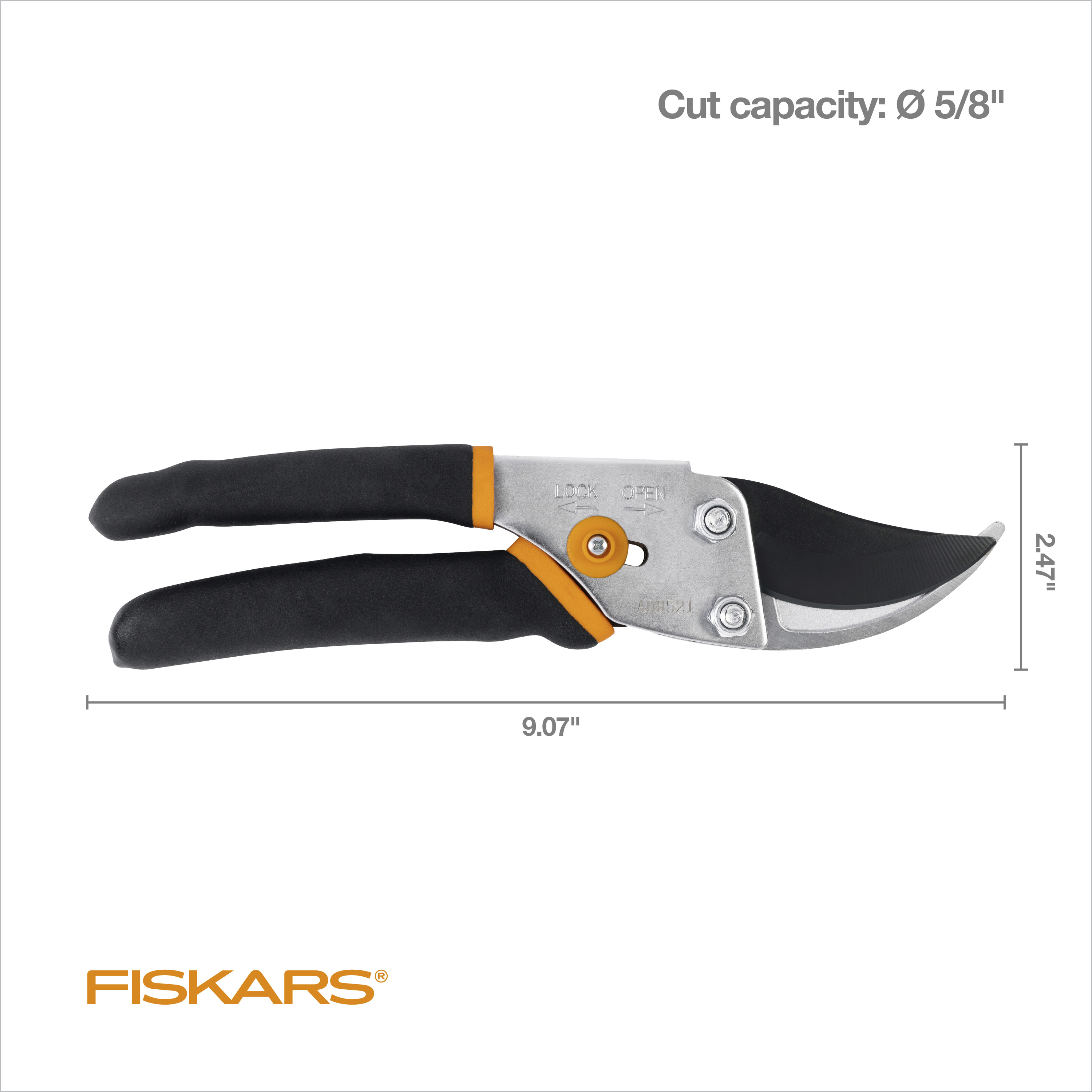 Fiskars Traditional Bypass Pruner with Non-Stick Steel Blades photo 6