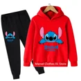 thumbnail image 5 of Conjunto de sudadera con capucha de punto para niñas, conjuntos de manga larga para niños de 3 a 14 años, conjuntos de chándal informal con capucha y pantalones para bebés y niños, 5 of 5