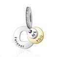 thumbnail image 1 of Charms Colgante De Cuentas De Encanto Para Dama (Pulsera Ajustado) DIY Chapado En Joyería S925 Plata, 1 of 4